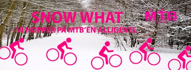 Uanset vejret, så cykler om søndagen hele året kl. 10.00 - kom frisk :-)